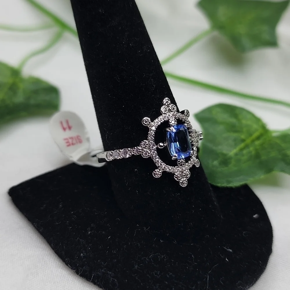 ART DECO SAPPHIRE RING - Picture 5 of 8